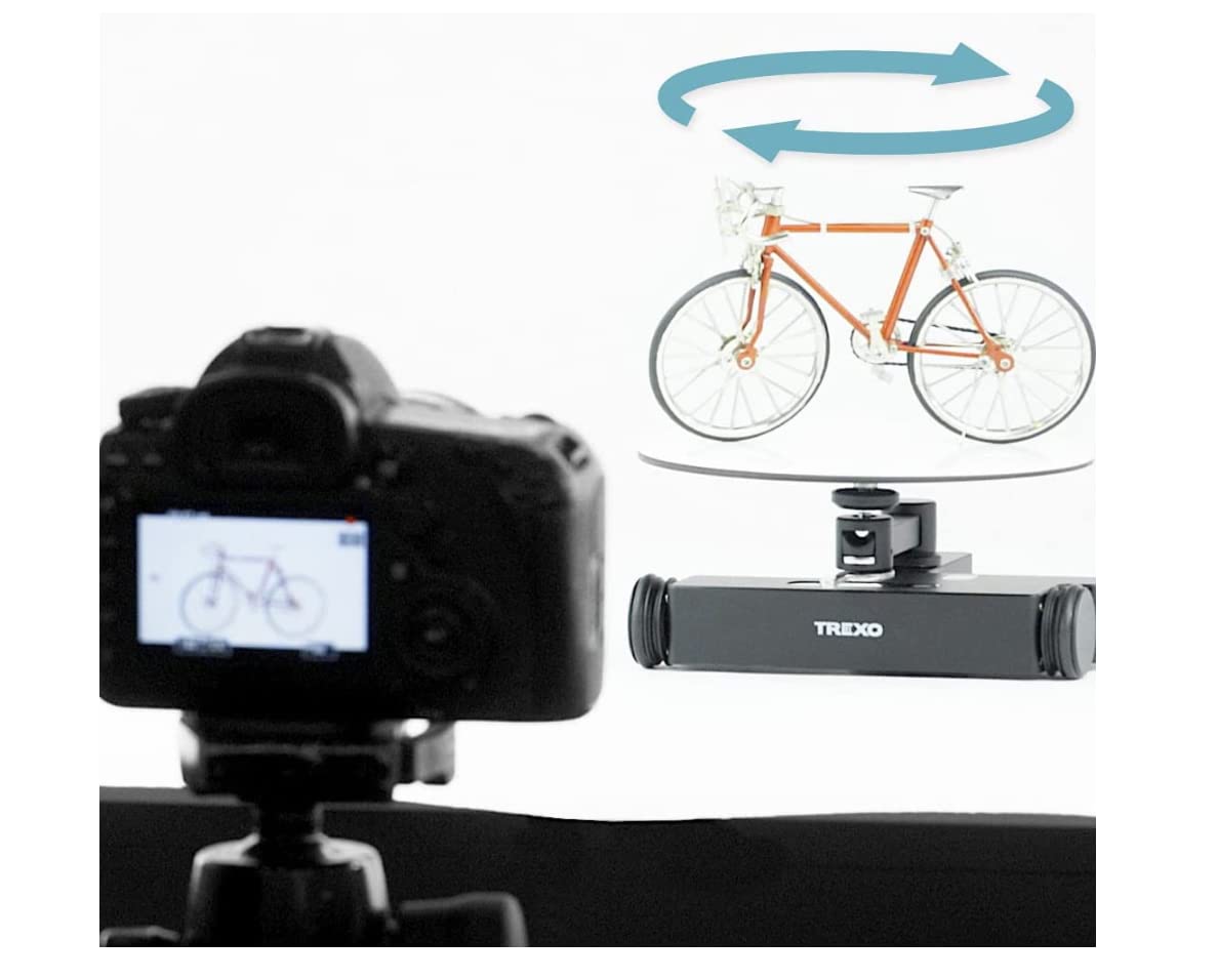 Trexo Wheels Tisch-Kamerawagen Slider für Smartphones und DSLR-Kameras, App-unterstützt Android/iOS, Programmierbar, Ultra-leise Motoren, Für Videoaufnahmen und Zeitraffer