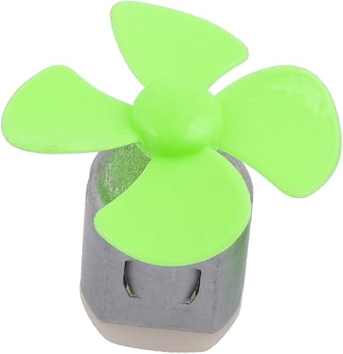 Miniatura 5 de X-DREE 2pcs DC 3V 03A 17200RPM Motor 4 Vanes Green Propeller 40mm Rotary Dia2pcs DC 3V 03A 17200RPM Motor 4 paletas Green Propeller 40mm Rotary Dia