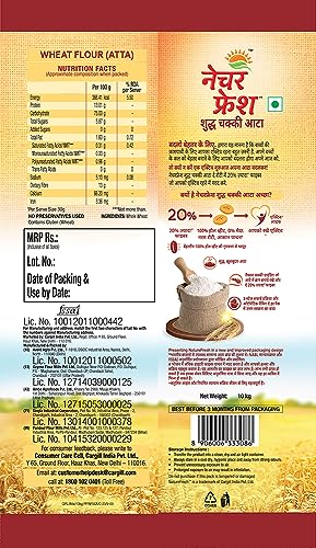Image of Nature Fresh Shuddh Chakki Atta 10kg Pack