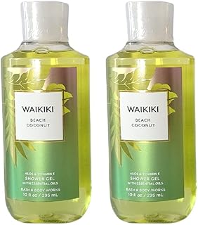 Shower Gel Gift Sets For Women 10 Oz 2 Pack (Waikiki Beach Coconut)
