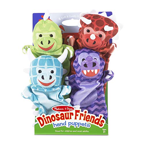 Melissa & Doug Dinosaur Friends Hand Puppets