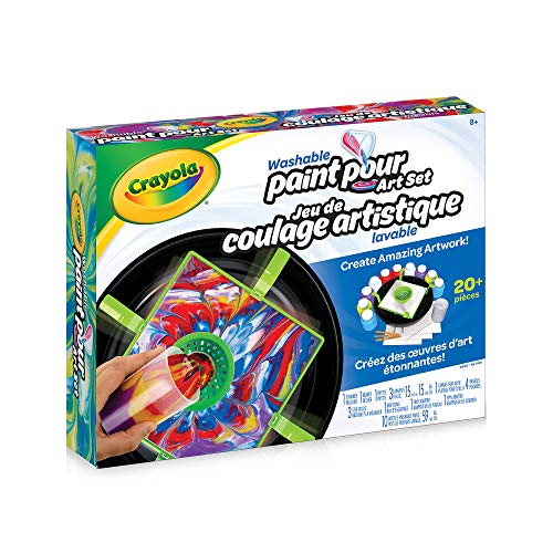 Crayola Washable Paint kit peinture lavable enfant avec pinceaux gouache