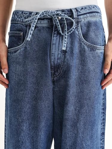 Image of Rare Rabbit Baggy Plain Jeans