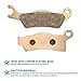 Front & Rear Brake Pads Sintered for Can Am Renegade 500/570/650/800/850/1000 2012-2021 Outlander 6x6 450/650/1000, OEM# 715900248 715900249 705601014 705601015