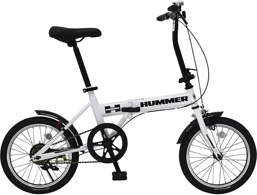 Amazon.co.jp: ハマー ノーパンク16インチ折畳自転車WH MG-HM16N-WH