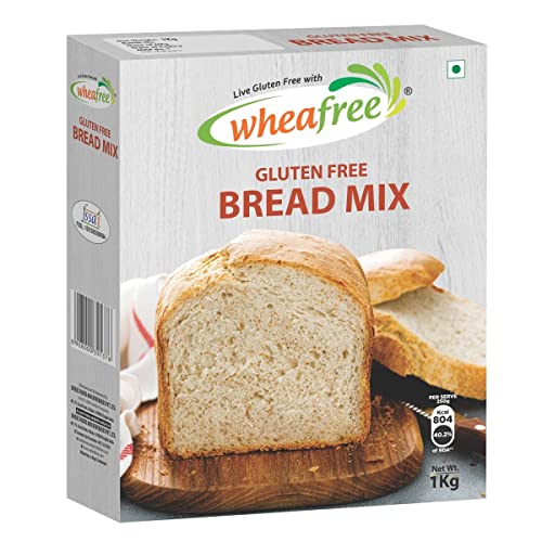 Image of Wheafree Gluten Free Bread Mix 1 kg | Neutral Flavour| Quick and Easy to Bake | Sweet and Savoury Preparations |Gluten Free