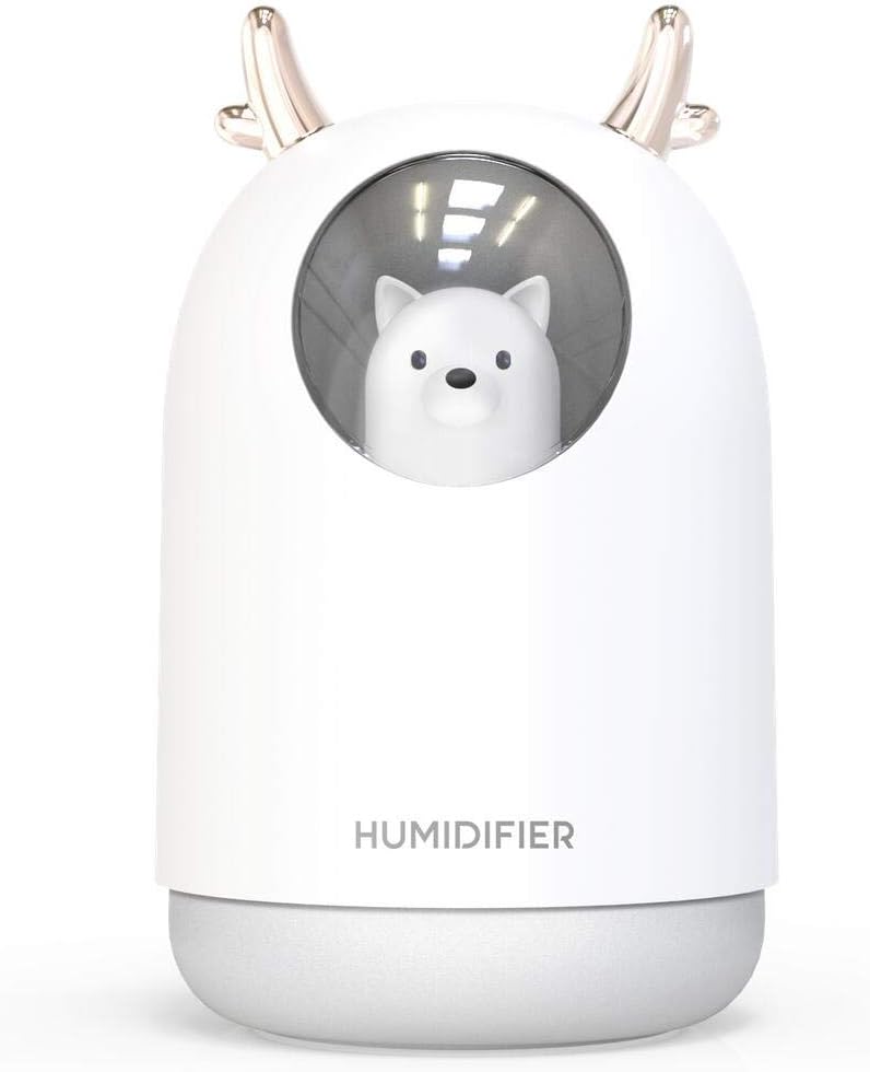 USB Air Humidifier 300ML Cute Cat Mute Aroma Essential Oil Diffuser Mini Aromatherapy Humidification Home Office Mist Fogger