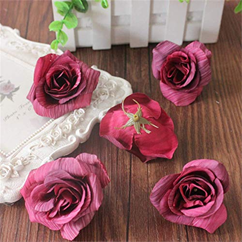 Kyman Rose Regalos for Ella 6 * 2cm Head, 50PCS Artificial de...