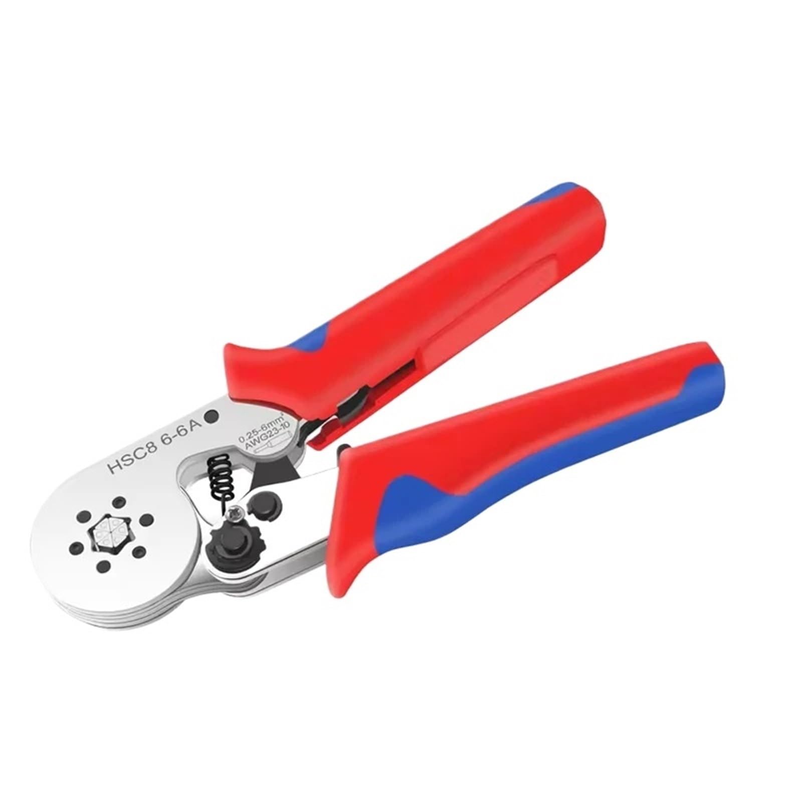 Hydraulic Crimping Tool, Ferrule Crimping Tool HSC8 6-4/6-6 Electrical Crimper Plier for Wire End Crimp Tube Terminals Circuit Repair(HSC8 6-6)