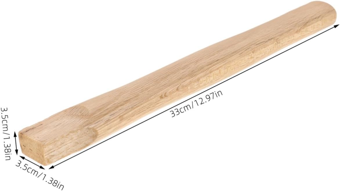 Hammer Handle Replacement Solid Wood Easy to Install Fit for Broken Suitable for Carpentry and DIY Use