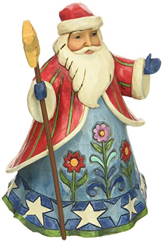 Jim Shore Heartwood Creek JS HWC Fig Pint/Santa with Sta Figurine