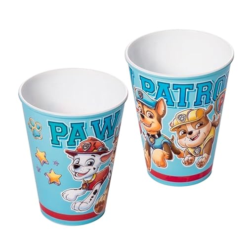 Kit 10 Copos p/Doces Lembrancinhas de Festa Patrulha Canina