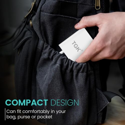 Image of TGK 25W USB Type-C Port Compact Design PD Fast Charger Adapter
