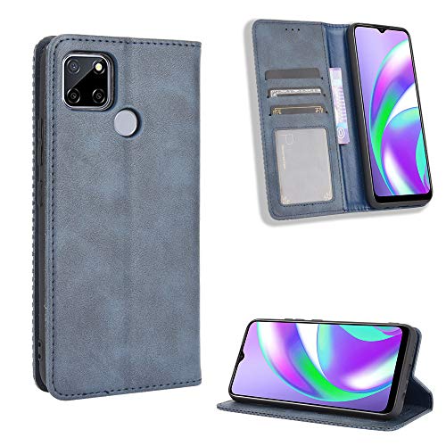 Jielangxin Keji Case for Oppo A15 Case Cover,Case for Oppo A15 CPH2185 Case PU Leather flip Cover Blue