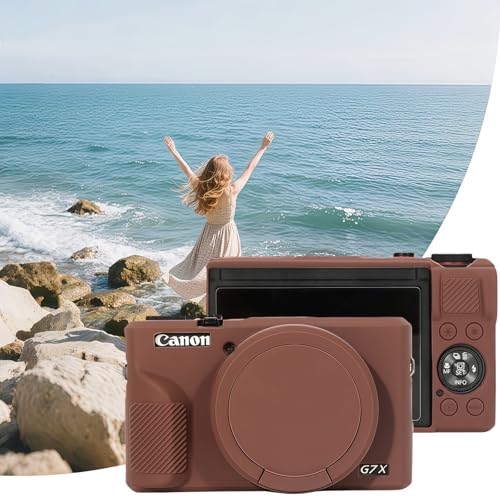 Funda de silicona para Canon Powershot G7 X Mark III miniatura 5