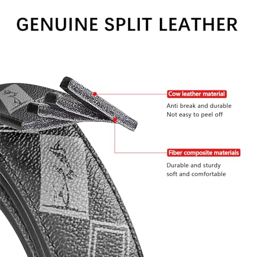 Cowboy Belt for Men Leather Ratchet Dress Belts for Men Adjustable Belt4