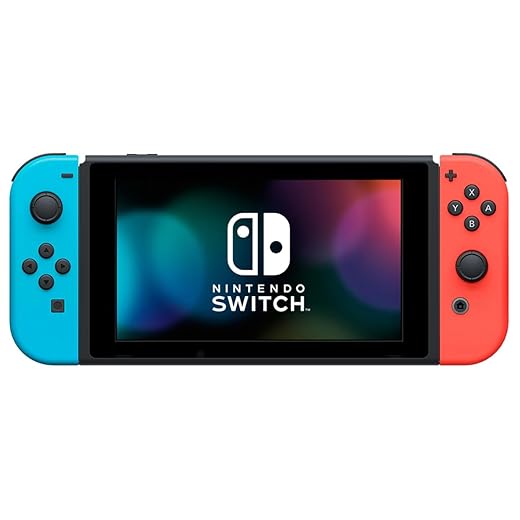 Nintendo Switch™ with Neon Blue and Neon Red Joy‑Con™ (Renewed)