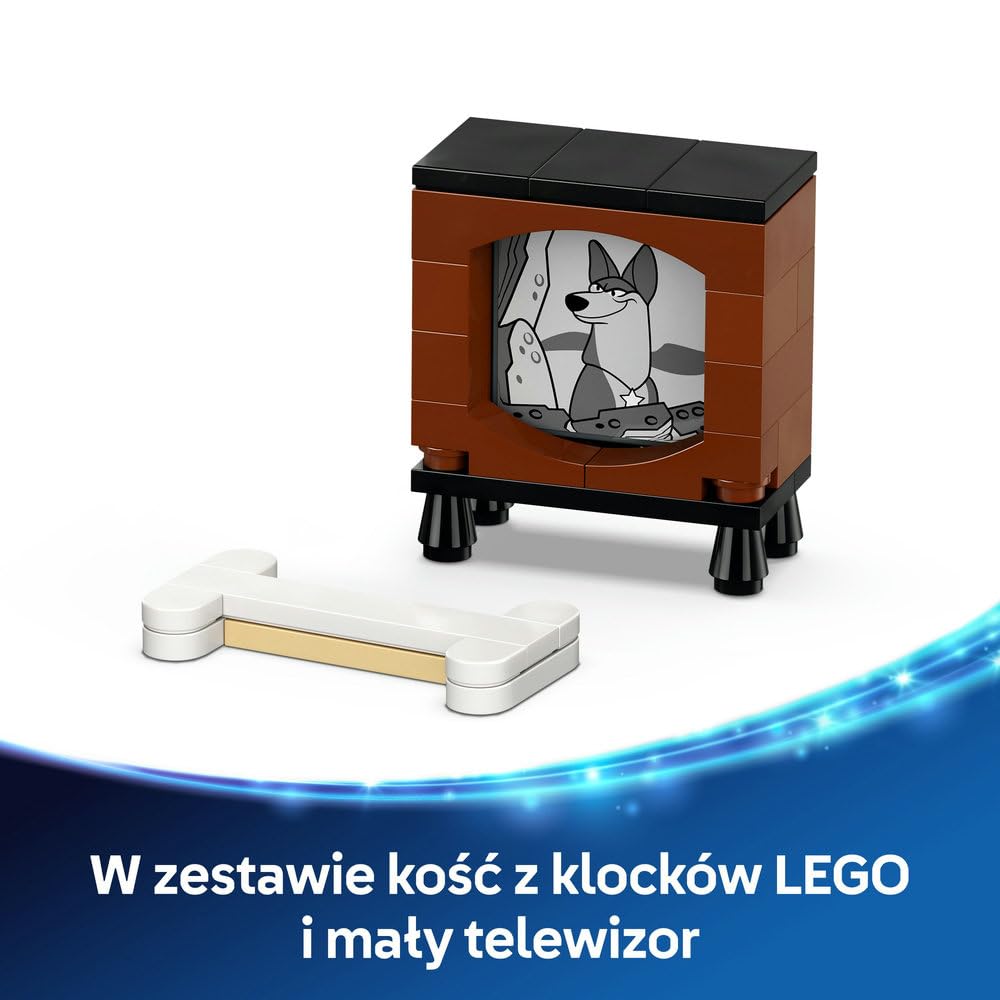 LEGO ǀ Disney Classic 101 dalmatyńczyków — Szczeniaczki Szczęściarz i Penny, zabawka konstrukcyjna, pomysł na prezent dla 6-latki, dziewczynki i chłopca, fanów klasycznych filmów i piesków 43271