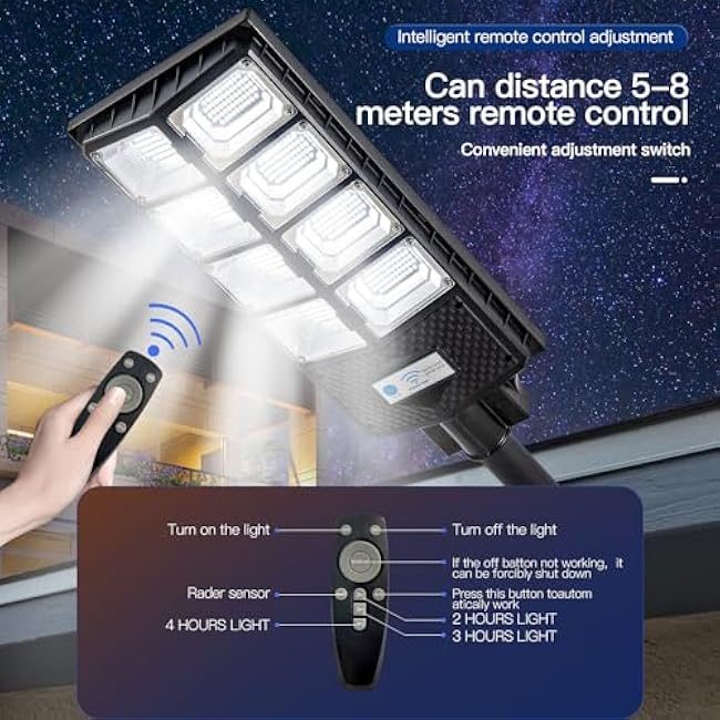 Waterproof Solar Lights Outdoor for Patio & Yard, Dusk to Dawn Motion Sensor Security Lighting, High Brightness Solar-Powered Garden Pathway Lamps-2 Pack