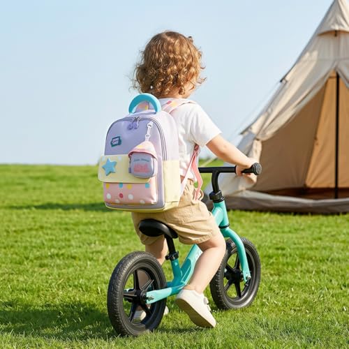 Image of PALAY Mini Toddler Bag for 2-5 Years Cute Cartoon Small Kids Bag with Small Pouch Lightweight Mini Toddler Backpack