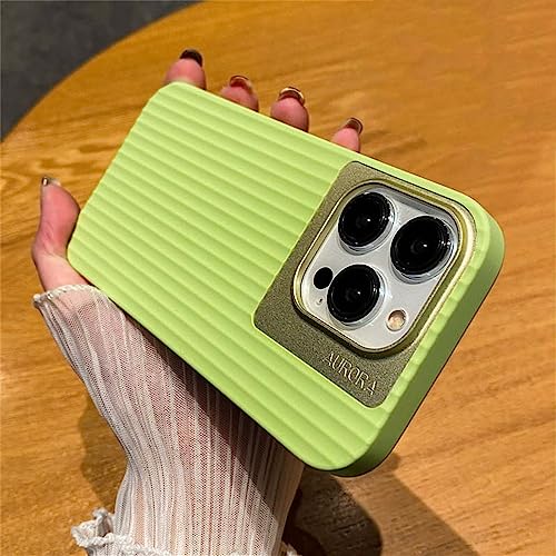Coque silicone liquide vert pour iPhone 14, style à la mode et protection au quotidien