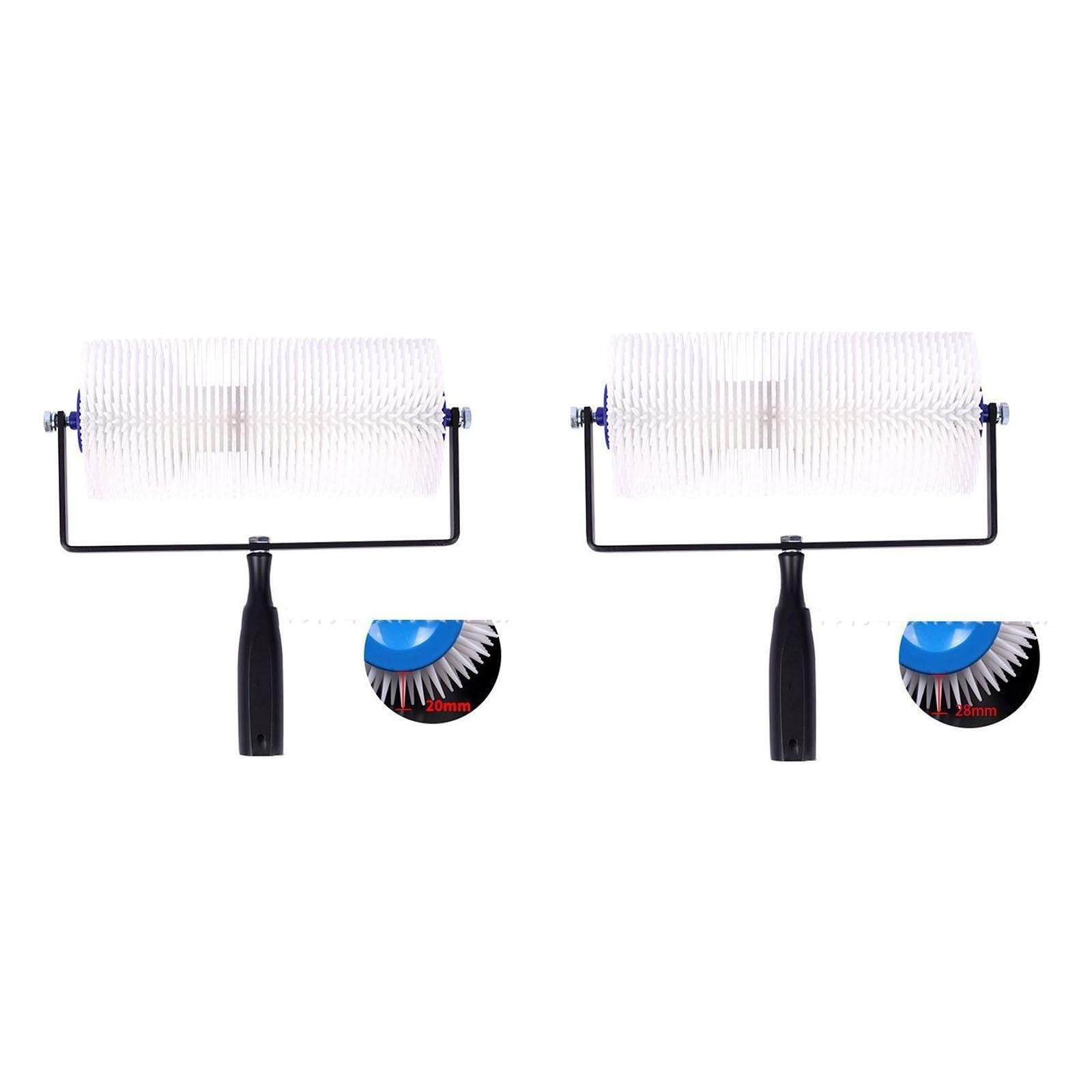 Rullo Pittura Rullo for Pavimenti, Pennello for pareti, Rullo for Pittura su Cemento, Rullo for Decorazione per Imbiancare Pareti e Soffitti(28mm Height)