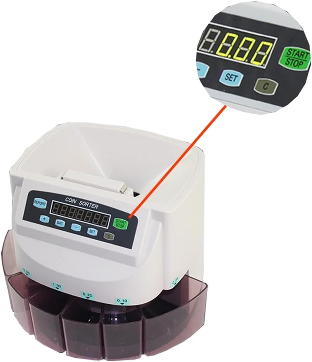 コインカウンター｜硬貨選別計数機『勘太』 - MY CALL 混合硬貨価値選別機