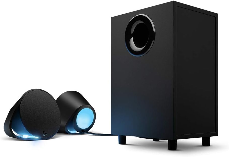 Logitech G560 LIGHTSYNC PC Gaming Speakers with Game Driven RGB Lighting (Renewed)