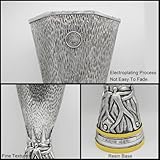 TIANXIE Resin Europa Football League Cup Trophy Soccer Club Champions Cup Trophies Replica Souvenir Award Cups Fans Collectibles Home Bar Nightclub Decoration Theme Ornament,32cm - Image 2