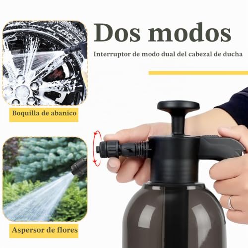 Botella de espuma para lavado manual de coches y pulverizador con bomba 3