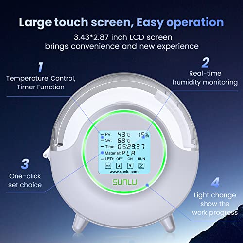 Image of SUNLU Official Filament Dryer S2, for PLA PETG ABS Filament, White
