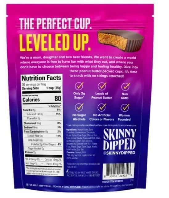 Elesbão 22 Dipped Cups, Dark Chocolate Peanut Butter 30 Count plus Elesbão 22 sticker