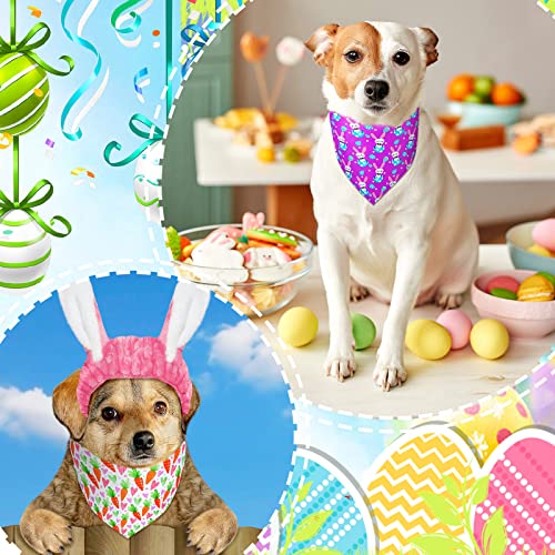 Bandanas de Pâques pour chien lavables lot de 20 avec imprimé trèfle vert - 15