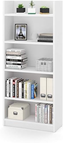 Bestar Pro-Linea - Estantería estándar de 30 W, color gris nogal