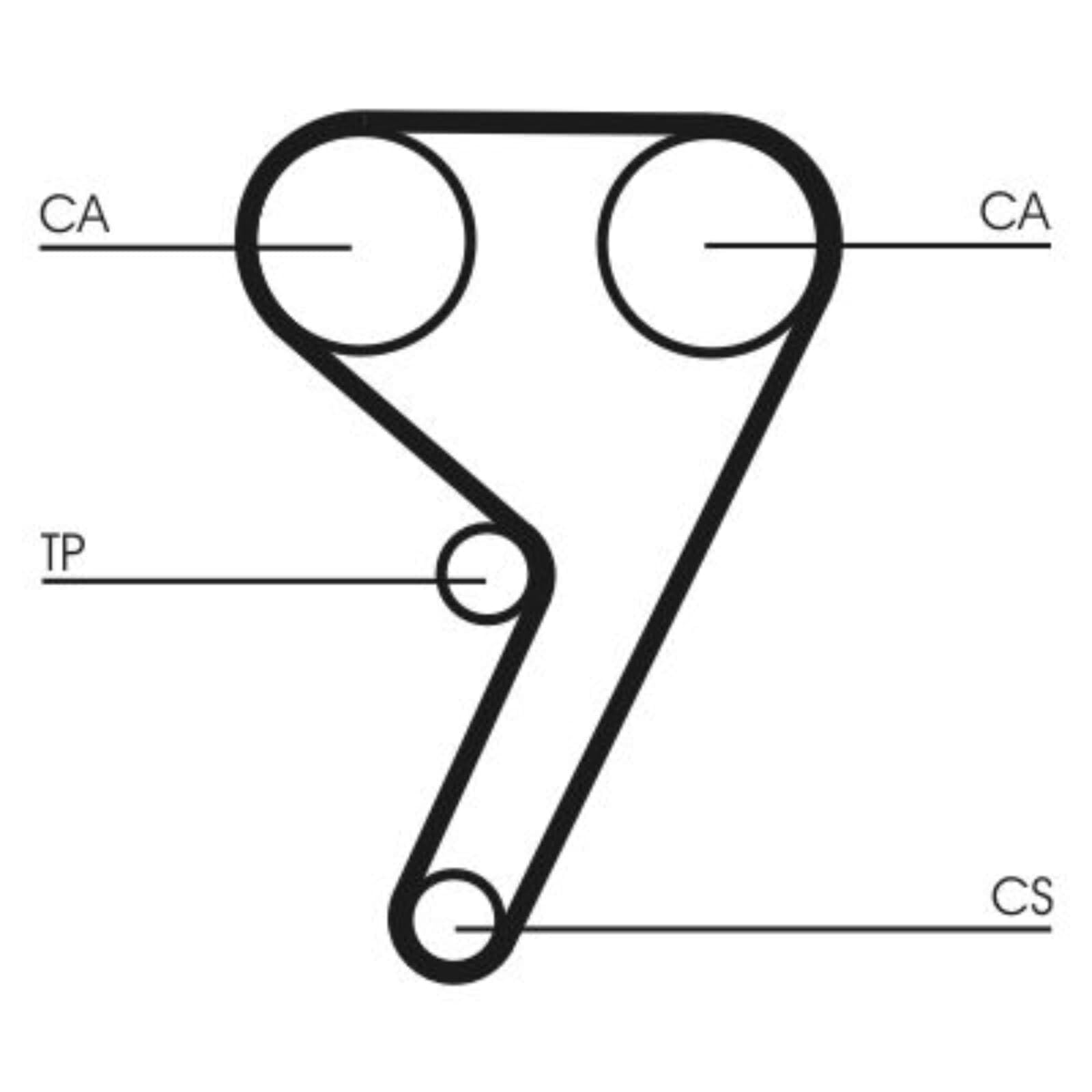 Pasek Rozrządu CONTITECH CT881K6 117-zębowy