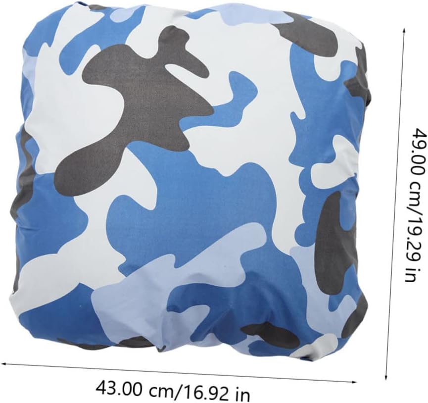Yardwe 3pcs Backpack Rain Cover Multi-Purpose Protective Cover for Hiking Camping and Outdoor Activities Fits Bags Includes Digital Camouflage Green and Blue Patterns