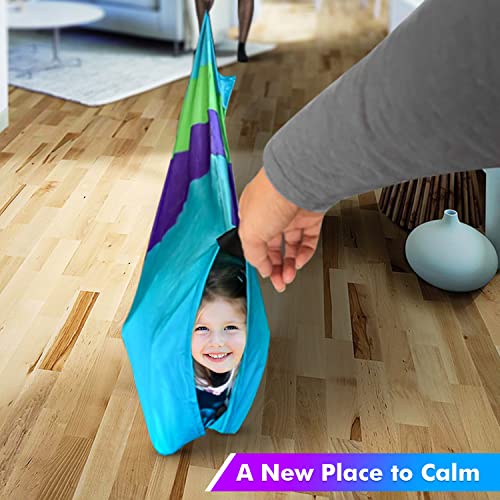 Sensory Tunnel, Lycra Compression Tunnel Tent, Body Sock Tunnel, Play Tube Deep Sensory Integration Rope Tunnel 12Ft #TOP1