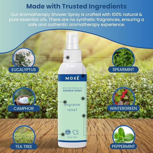 MOXE Shower Steamer Spray, 100% Essential Oils, Sinus & Tension Relief, Natural Sleep Aromatherapy… - Image 7