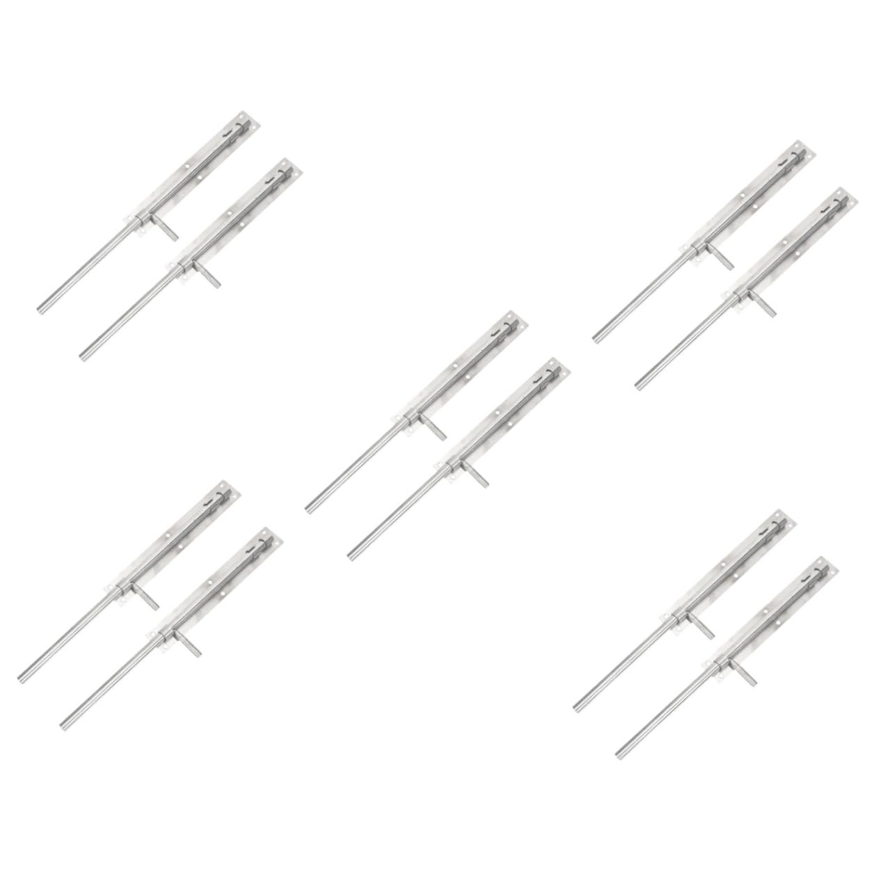 SHINEOFI 5 Set Di Chiavistelli Per Cancelli E Capannoni 2 Pezzi * 5