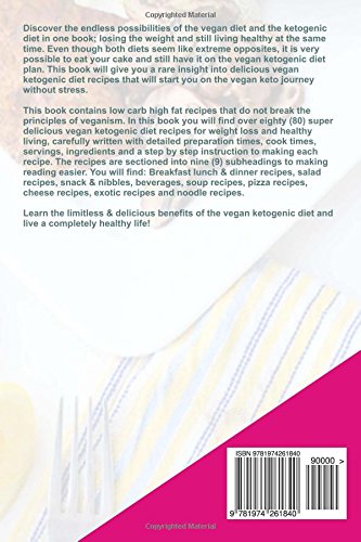 Vegan Keto: 80+ Super Delicious Vegan Ketogenic Diet Recipes for Weight Loss & Healthy Living