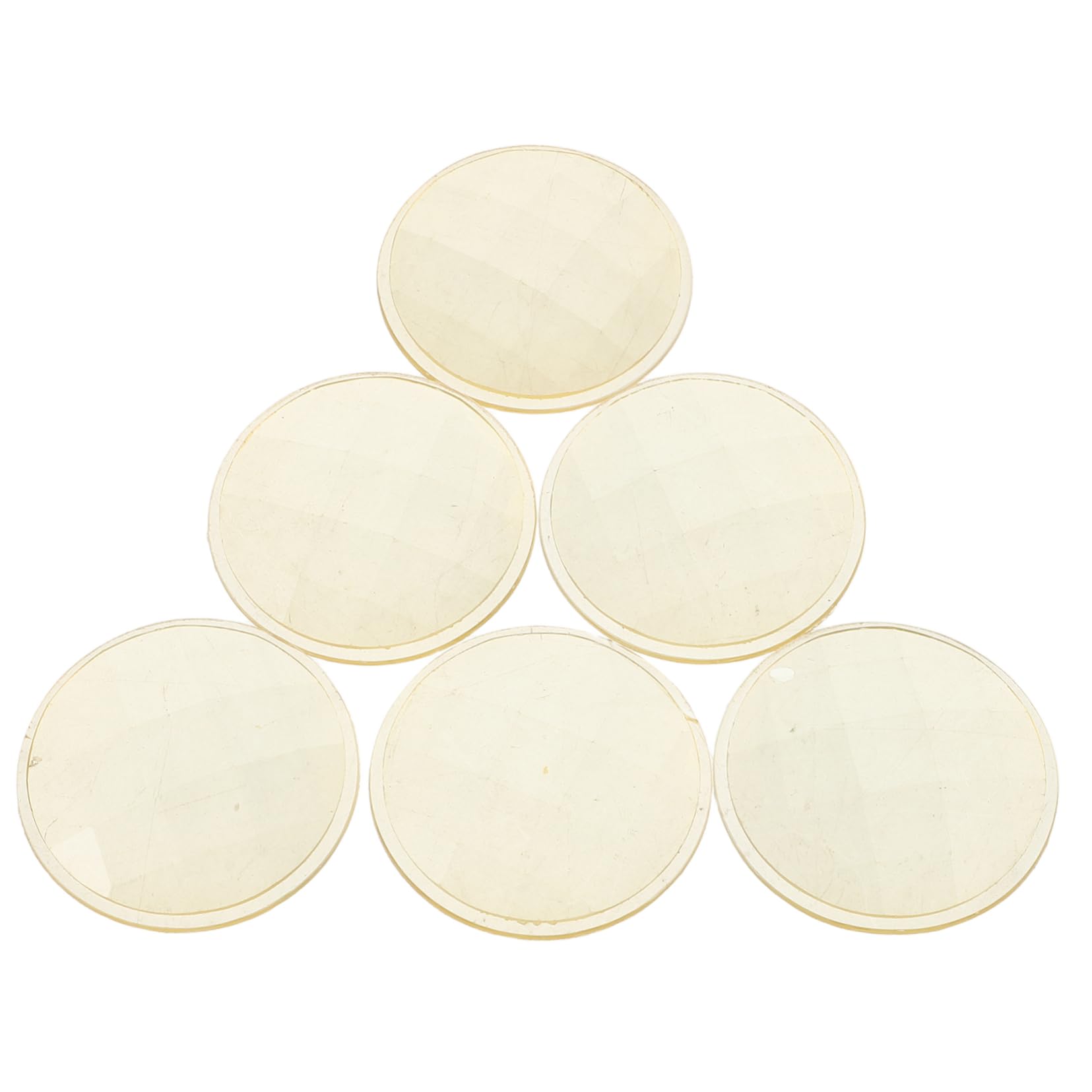 KONTONTY Kaleidoscope Lens Kit 6pcs Multicolored Prism Parts for Homemade Projects