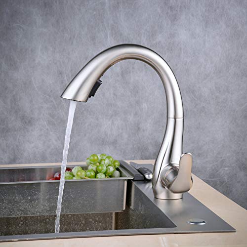 Robinet de cuisine professionnel Beelee BLSS1749N avec mitigeur flexible