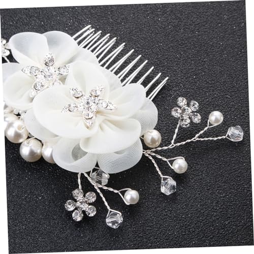 FRCOLOR 3 Pçs Headpieces De Noiva Para Casamento Nupcial Headpiece Pérola Headpiece Noiva Flor Artif