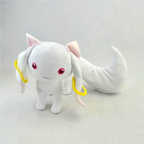 Anime Madoka Magica Kyubey Plush Toy Cute Kyubey Stuffed Doll Toys for Kids