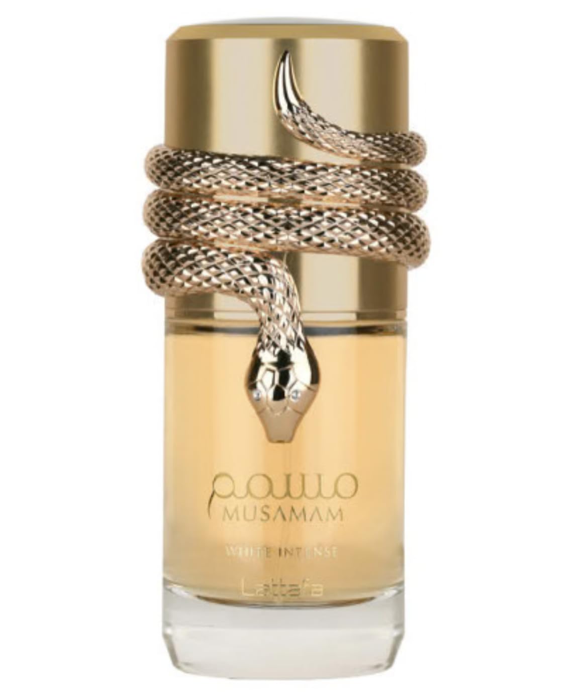 Profumo Musamam White Intense Originale 100ML, Profumo Arabo Unisex a Lunga Durata, EDP Include Atomizzatore Ricaricabile 5ML, Fragranza con Note di Bergamotto, Cocco e Sandalo (White Intense)