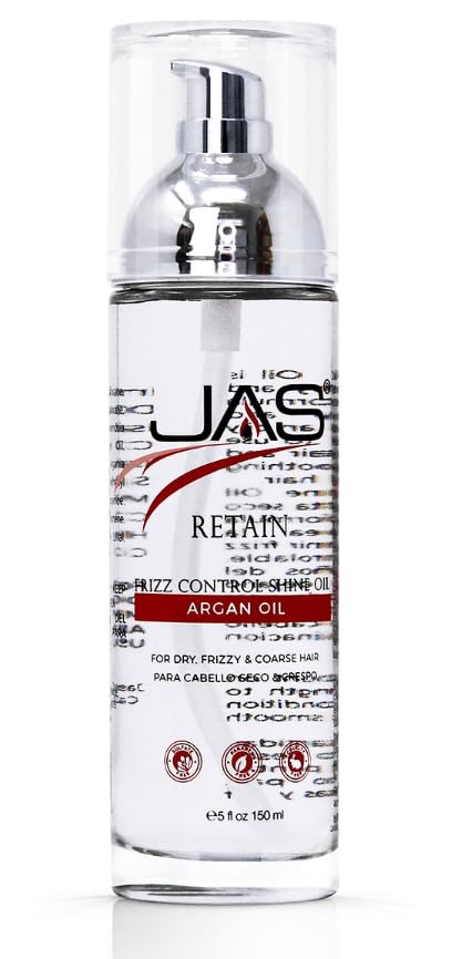 JA'S Retain Frizz Control Shine Oil 5oz