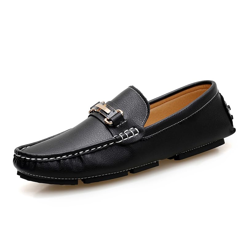 Loafers Men Fashion Slip on Shoes Man Comfy Men's Driving Flats Casual Leather Moccasins All-Match Male Lazy Footwear