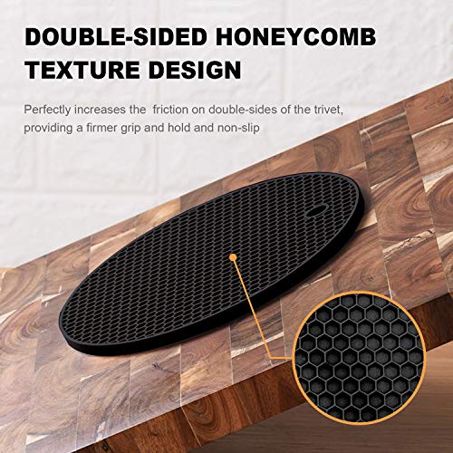 4-Pcs-Trivets-for-Hot-Dishes-Kitchen-Heat-Resistant-Silicone-Trivet-Extra-Thick-Large-Non-Slip-1-Black 4 Pcs Trivets for Hot Dishes Kitchen Heat Resistant Silicone Trivet Extra Thick Large Non Slip 1 Black