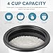 AROMA® Mini Rice Cooker, 2-Cup (Uncooked) / 4-Cup (Cooked), Grain Cooker, Soup Maker, Oatmeal Cooker, Auto Keep Warm, 1 Qt, Milk Tea color