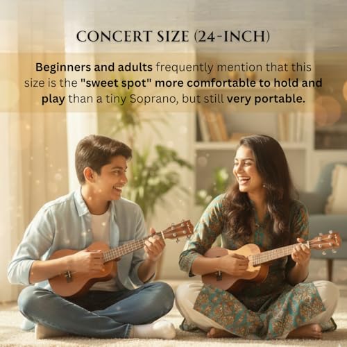 Image of Vault UK 100C 24 inch Arched Back Concert Ukulele With Gig-Bag - Natural